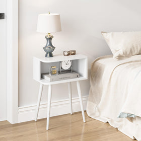 MMEOLUOOK white nightstand set 2 bedroom scene for cozy living spaces