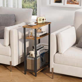 MMEOLUOOK narrow side table with durable frame for long-lasting use