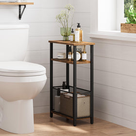 MMEOLUOOK narrow side table features easy-assembly design