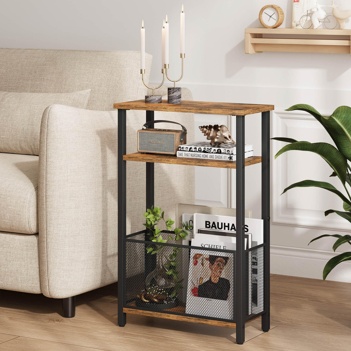 MMEOLUOOK narrow side table ideal for living room setups