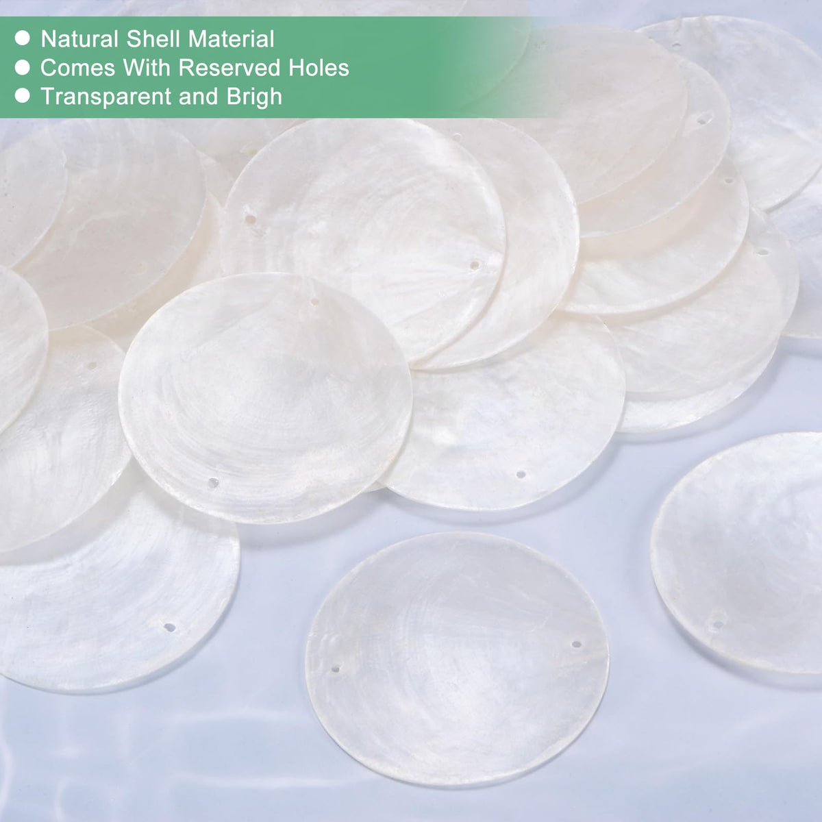 M METERXITY shells for DIY hanging beads, bright, durable, ready to embellish crafts.