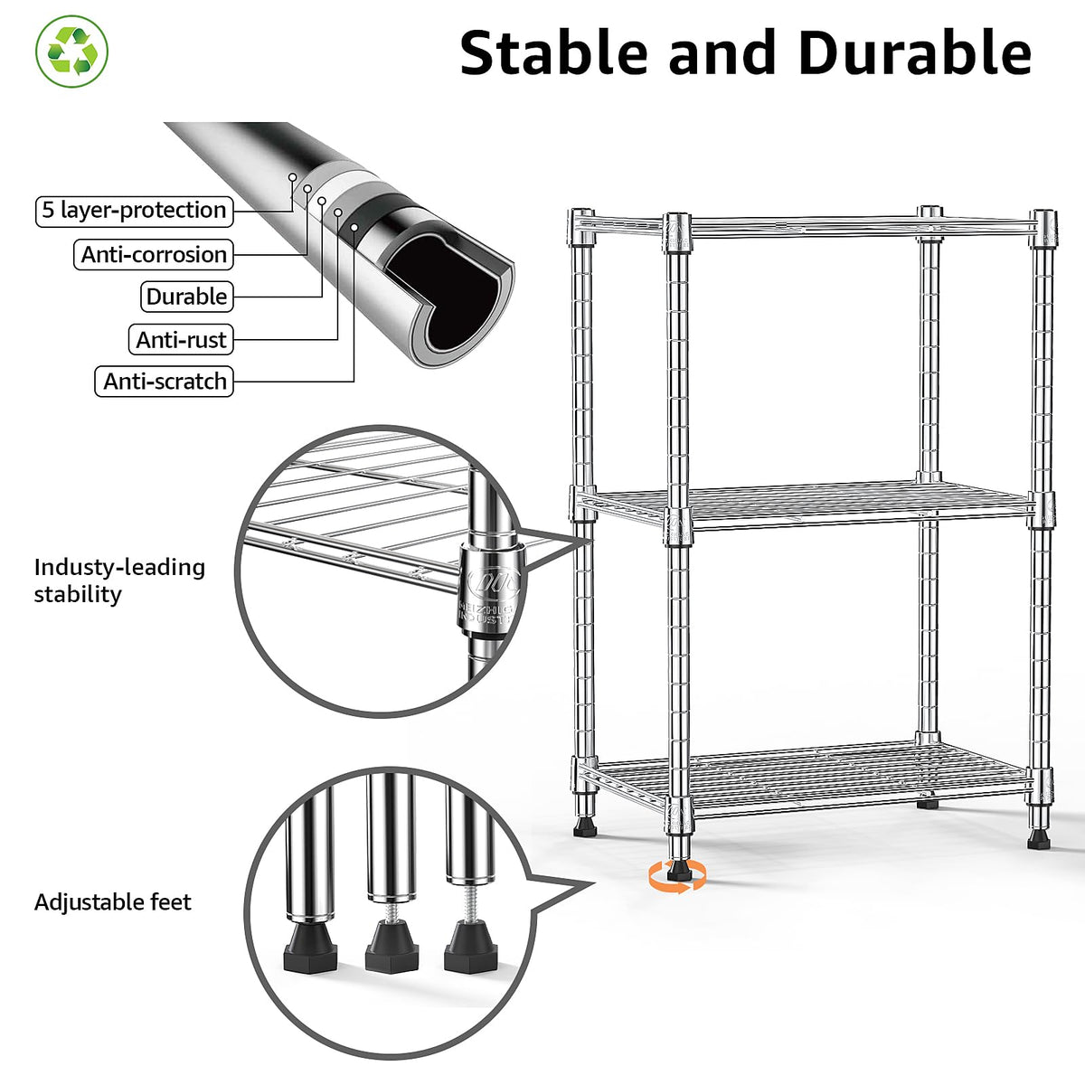M MZG shelving in garage setup handles tools and supplies with balance.