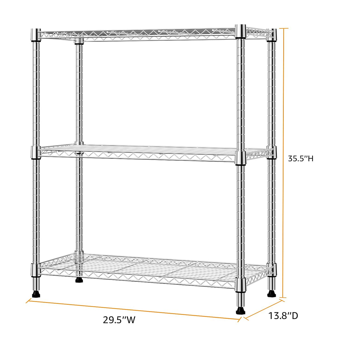 M MZG 750lbs shelving coated finish resists moisture and rust