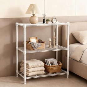 M MZG adjustable shelves adapt to items of different sizes.