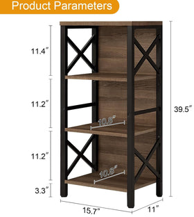 MNEETRUNG MDF shelves close-up shows durable construction.