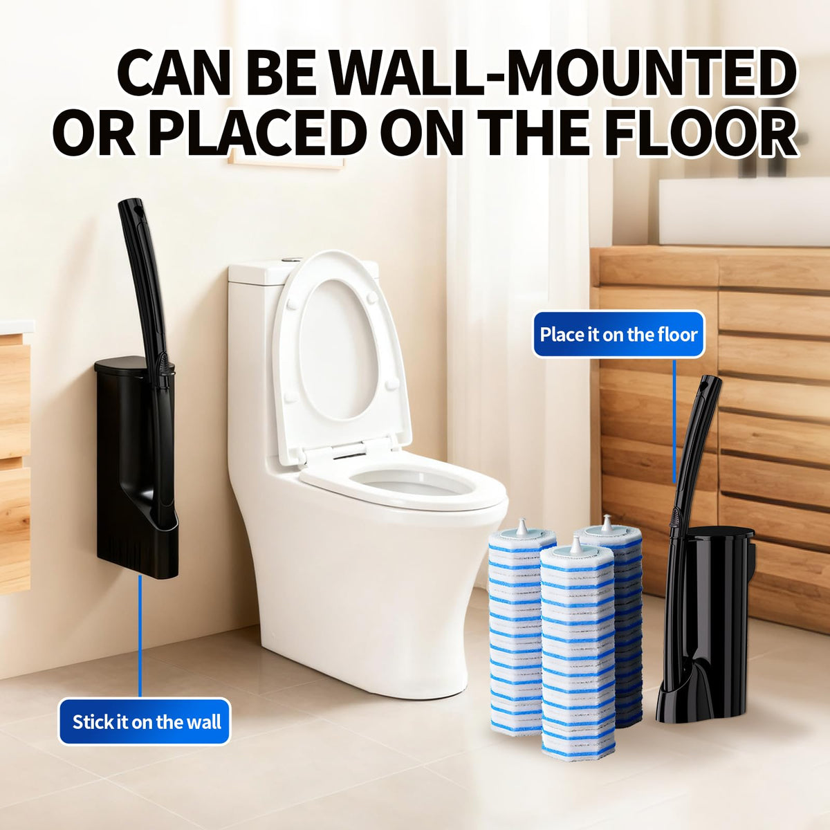 MNWHUC 36-pack refill pads for quick, mess-free replacements.
