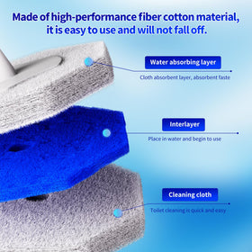MNWHUC disposable wand with one-touch buckle simplifies refills and reduces mess.
