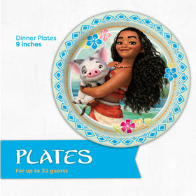 Birthday Girl Moana sticker adds festive flair to the cake table