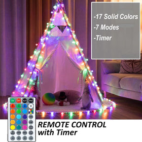 Mocalido remote-controlled globe lights with 16 colors and 8 dynamic modes
