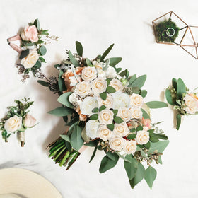 Mocoosy centerpiece floral rose for stunning tables