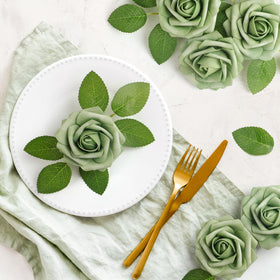 Mocoosy wedding centerpieces using artificial roses for flexible DIY decor.