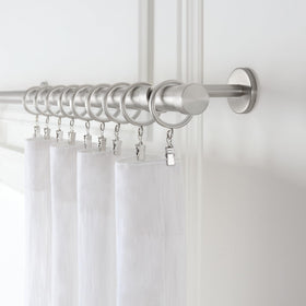 MODE Cambria 2-inch diameter rings with nylon inserts for smooth gliding.