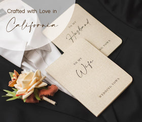 Modern Album Designs Slim Vow Books two vows design for clear separation of vows.