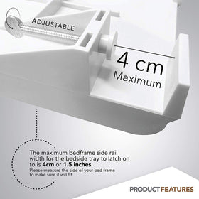 Modern Innovations bunk bed tray saves space in dorm rooms and tight spaces.