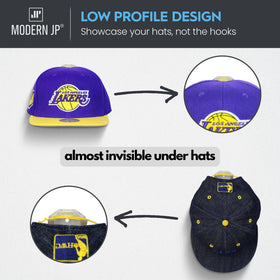 Modern JP patented design curved hooks protect hats from warping.