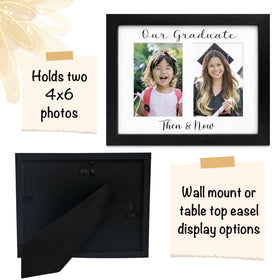 Modern Mama Memories frame on tabletop with easel, ideal for a memory table or centerpiece.