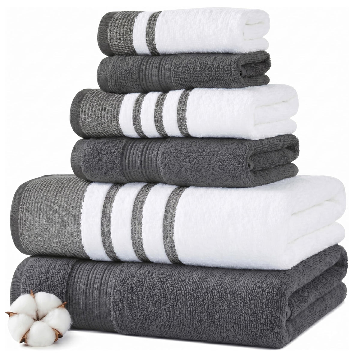 Modern Threads bath towel 30x54 white shows plush softness and quick absorption.
