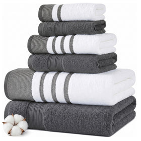 Modern Threads bath towel 30x54 white shows plush softness and quick absorption.