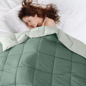 Bedroom ambience with Modern Threads comforter signaling comfortable sleep setup