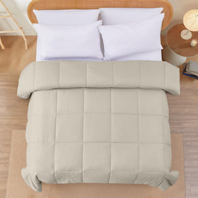 Modern Threads on-bed setup demonstrating reversible design for quick mood changes