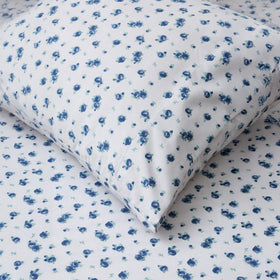 Modern Threads flat sheet and two pillowcases present a complete queen set.