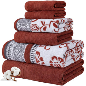 Modern Threads Floral Trail bath towel plush absorbency for daily use