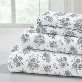 Modern Threads Forever Roses full bedding set with vibrant pattern for year-round comfort.