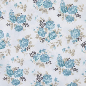 Close-up of Modern Threads Forever Roses microfiber texture, soft and durable.