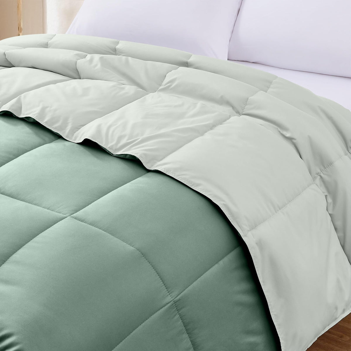 Soft microfiber shell close-up illustrating plush, breathable exterior