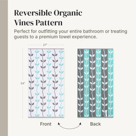 Color swatch: aqua tones from Modern Threads Natural Vine set.