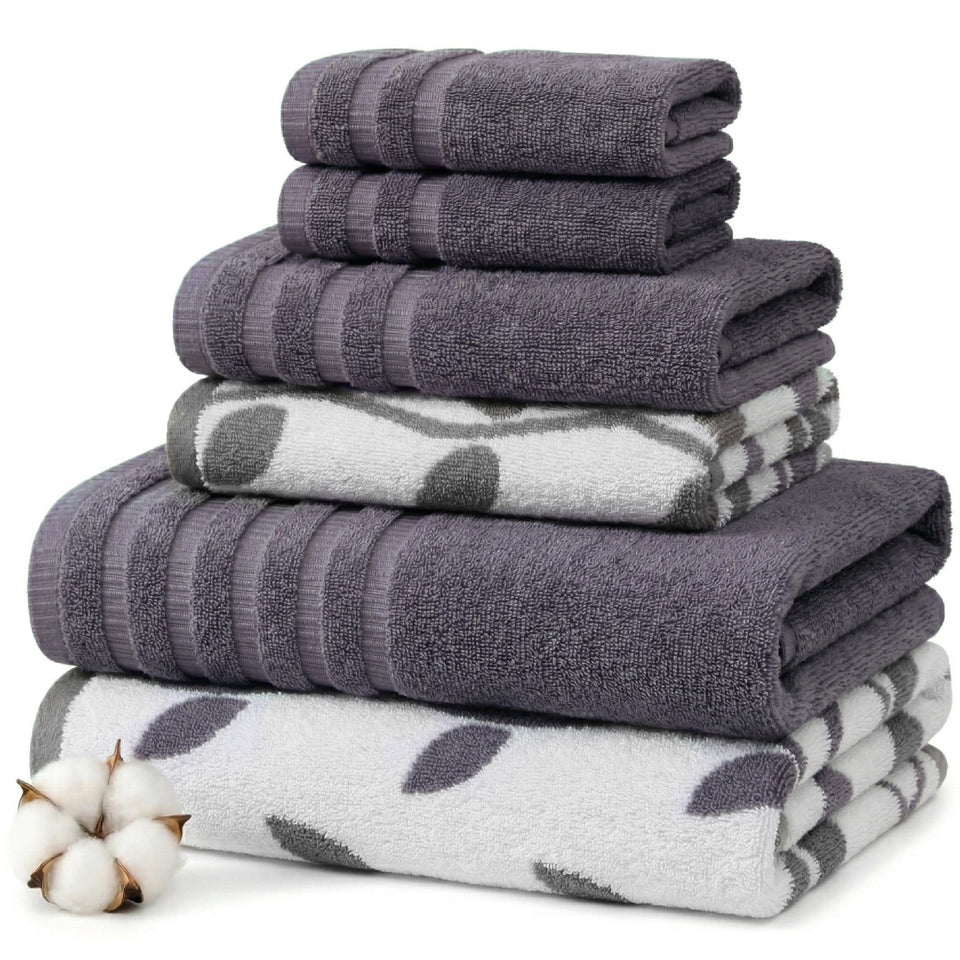 Modern Threads Natural Vine bath towel 27x54 with plush absorbency for after shower use