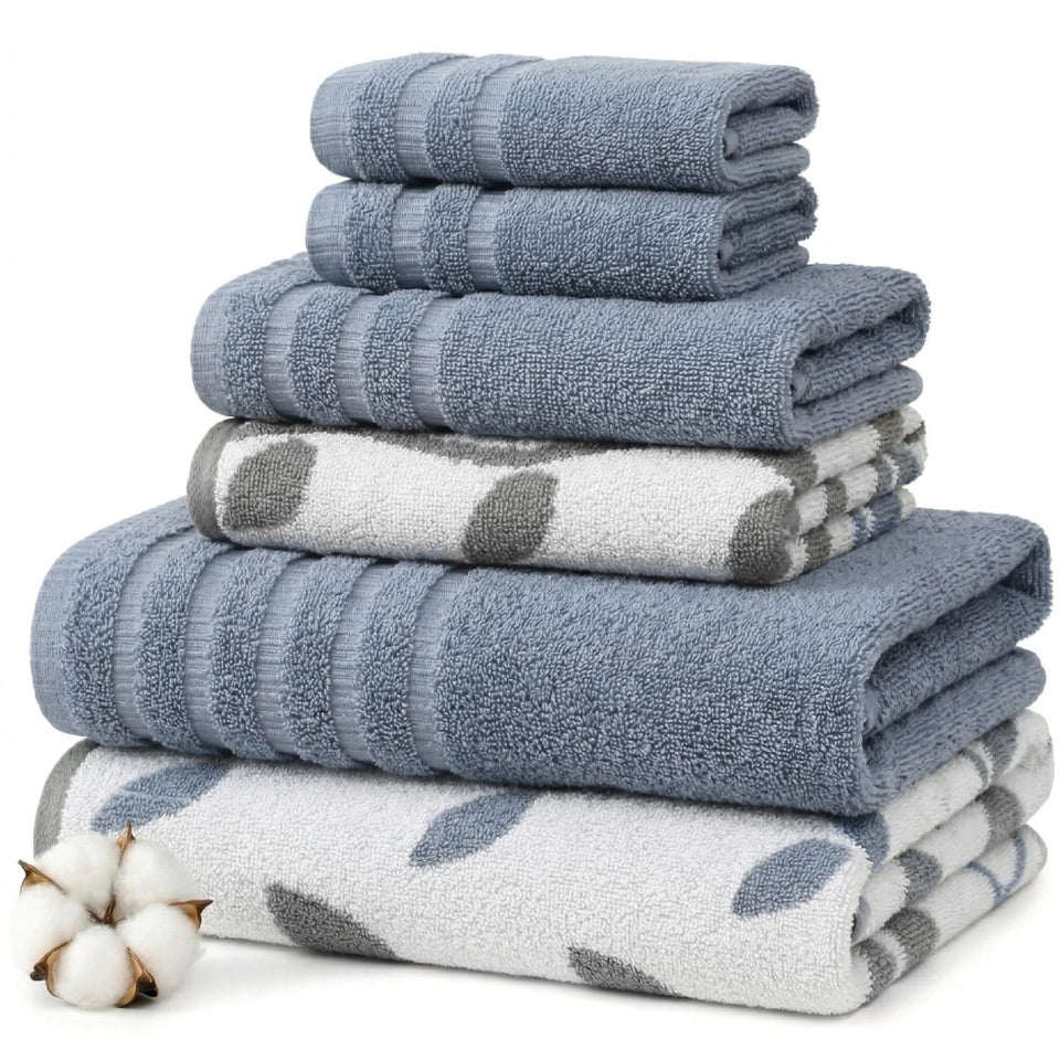 Modern Threads Natural Vine bath towel 27x54 with plush absorbent texture