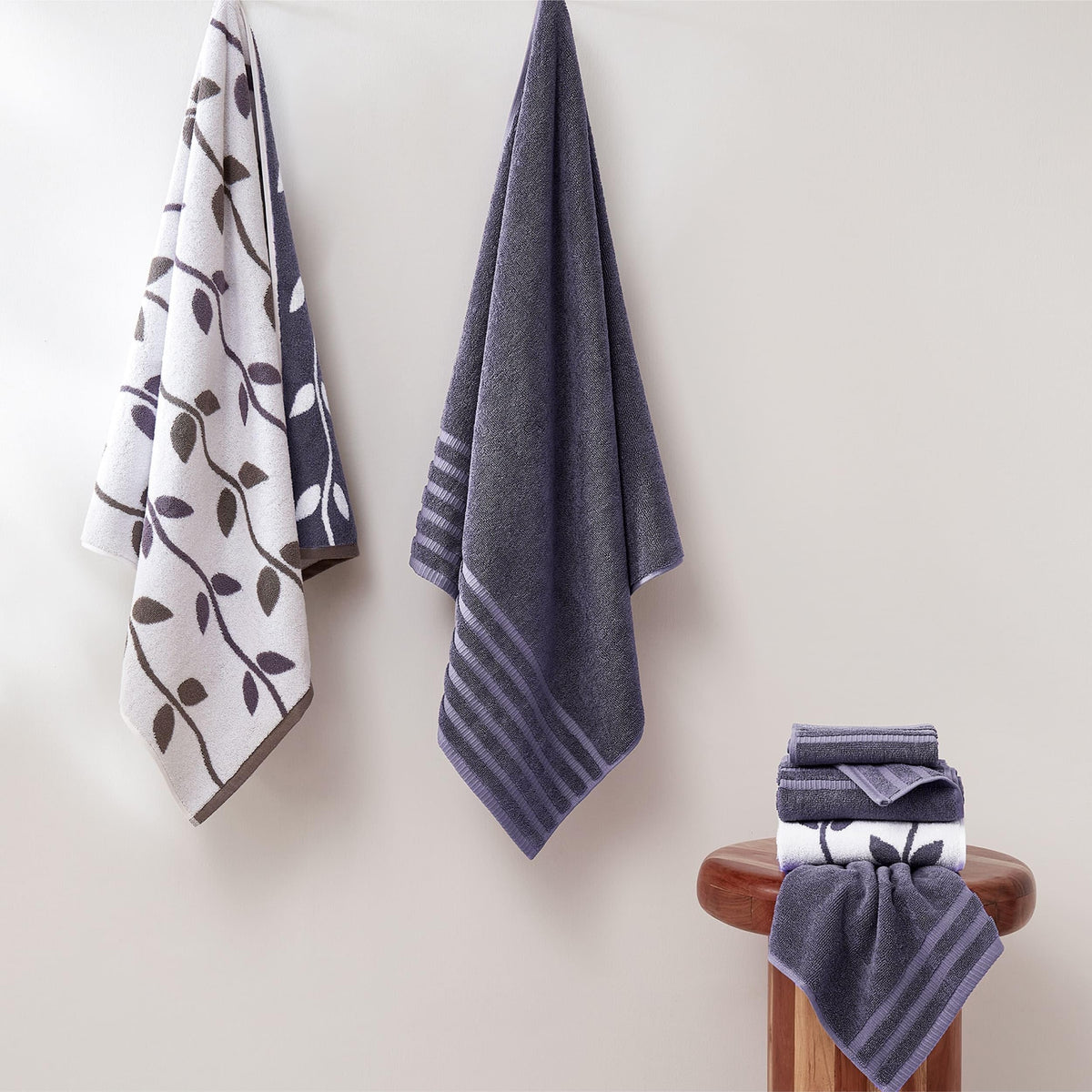 Modern Threads Natural Vine hand towel 16x28 ideal for daily drying