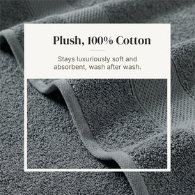 Pax washcloths Ivy 13x13 stacked for daily use.