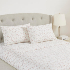 Modern Threads fitted sheet in Kashmir Rose Clay with deep pockets for thick mattresses