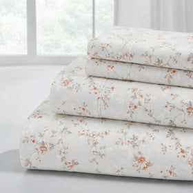 Modern Threads flat sheet in Kashmir Rose Clay, breathable luxury for year round comfort