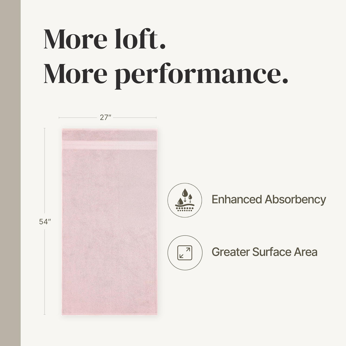 Modern Threads Spun Loft washcloths in blush for gentle cleansing and premium texture.