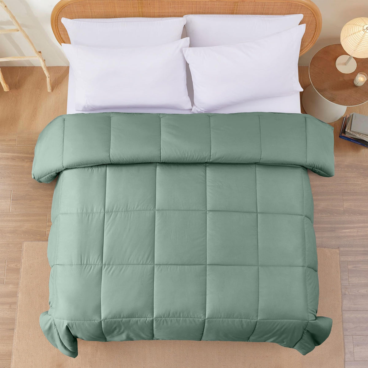 Twin-size 68x88 comfortably fits a single bed