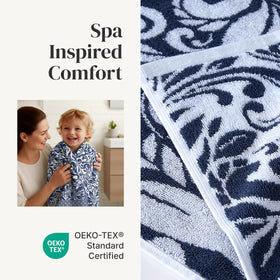 Modern Threads Washcloths (13x13) demonstrate soft texture and durable construction.