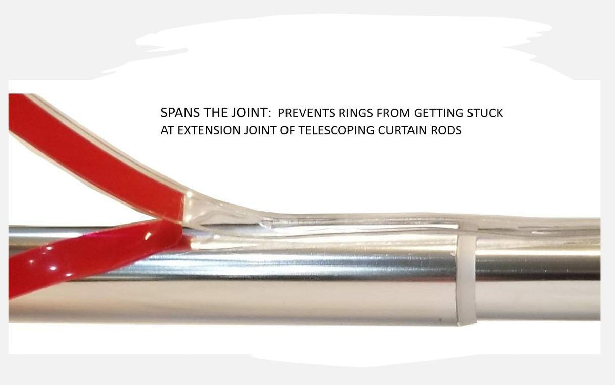Modtek curtain ring slide in action delivering quiet, effortless drapery movement