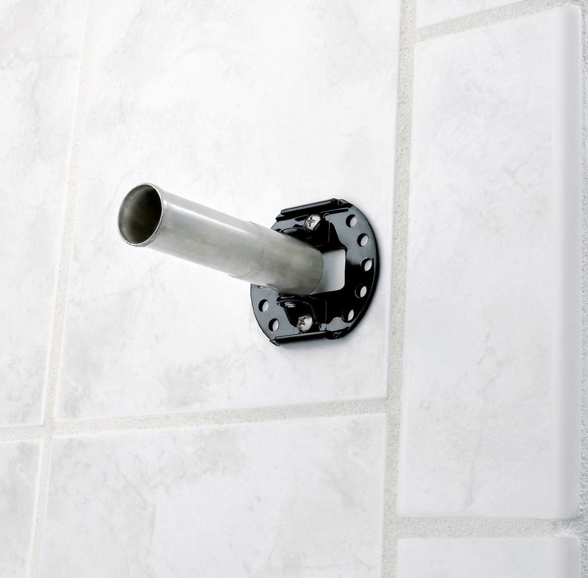 Moen curved shower rod is easy to clean and maintain