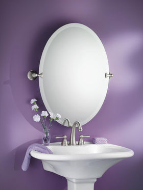 Frameless design complements minimalist baths with clean lines