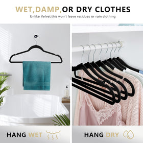 MOERKADA pants hanger 17.7 inches keeps men's trousers securely in place.