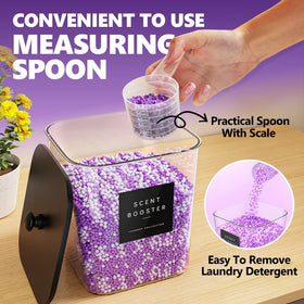 Moforoco set includes three scoops for simple, mess-free pouring.