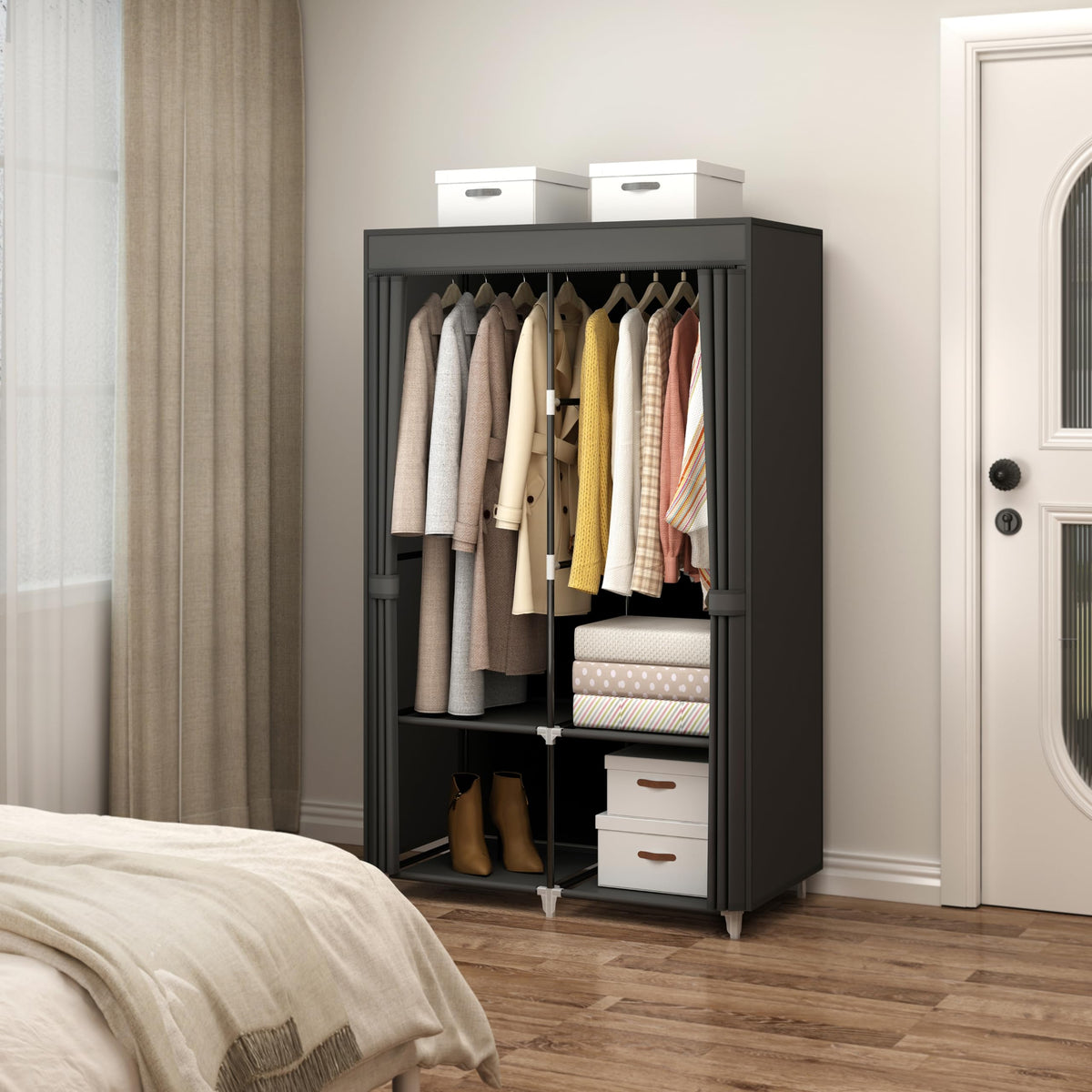 MOGELAFOO lightweight closet weighing seven pounds for easy movement