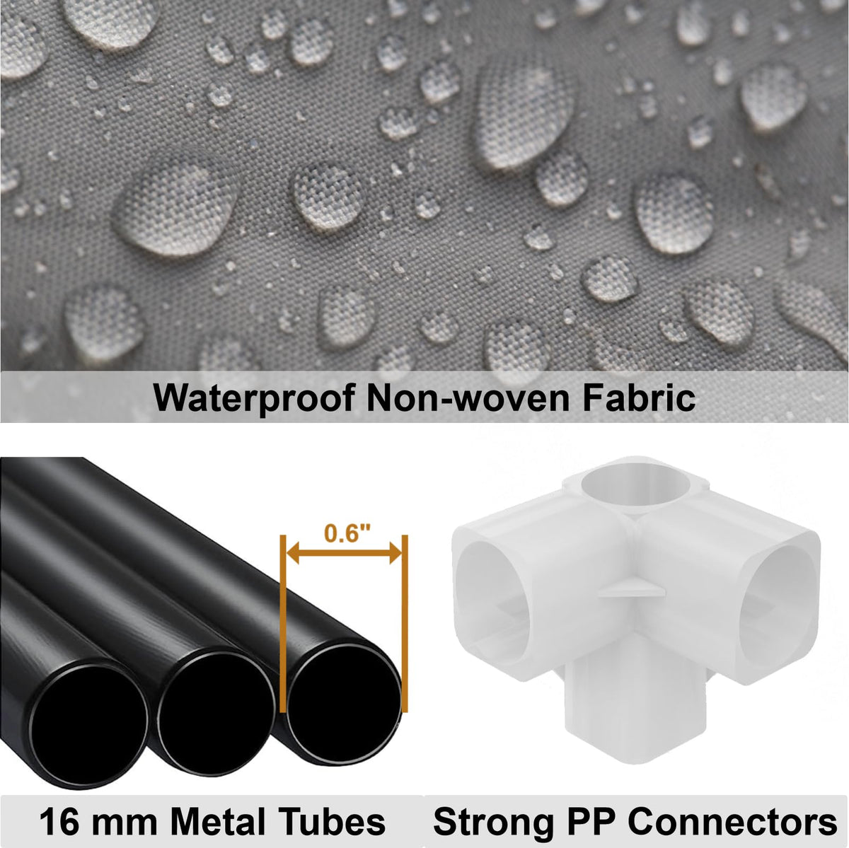 MOGELAFOO PP connectors reinforce stability for long-lasting use