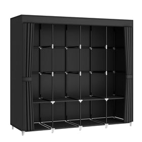 MOGELAFOO wardrobe open doors for quick garment access
