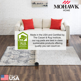 Mohawk Home felt rug pad has no latex backing for cleaner indoor air.