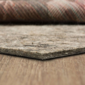 Mohawk Home non-slip rug pad top view shows secure grip for hardwood and tile floors.