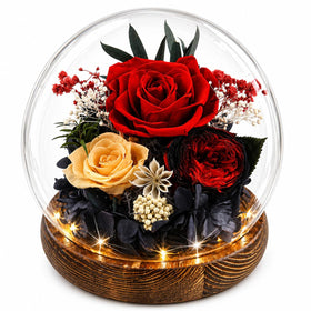 MOKOQI forever rose dome offers a timeless keepsake for home decor.
